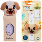 Naninha + Prendedor de Chupeta Cachorrinho Bege