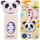 Naninha + Prendedor de Chupeta Panda Rosa
