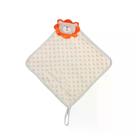 Naninha Soft Premium Com Prendedor De Chupeta Leão Mostarda.