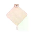 Naninha Soft Premium Com Prendedor De Chupeta Ursa Rosa.