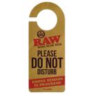 Não perturbe a placa de porta RAW Natural Rolling Papers
