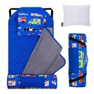 Nap Mat Wildkin Modern Kids com travesseiro reutilizável (Heroes) Nap Mat Wildkin Modern Kids com travesseiro reutilizável (Heroes)
