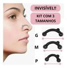 Nariz Perfeito Sem Cirurgia Kit Modelador Afinador Invisível Corretor Nasal Estético 3 Pares Top