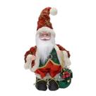 Natal com mais magia! Nosso Papai Noel Musical de 37,5cm traz a alegria natalina