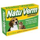 Natu verm anti-helmintico caixa com 4cp para câes e gatos Natu verm anti-helmintico caixa com 4cp para câes e gatos