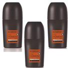Natura Homem Tato Desodorante Antitranspirante Roll On 75ml KIT 3 UNI