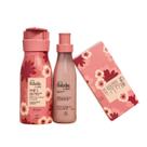 Natura Kit Tododia Flor de Pessêgo e Jasmim Flores Body Splash Creme para o Corpo Caixa Sabonete 2 unid