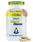 Natural Cleanse Limpador de Cólon 60 Cápsulas Fibras e Probióticos
