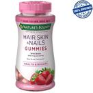 Nature's Bounty Hair Skins & Nails 120 Gummies Sabor Morango