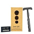 Navalha de segurança Parker 22R com acabamento em bronze e alça longa para homens