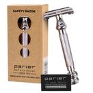 Navalha de segurança Parker 99R Chrome Long Handle para homens