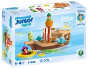 Navio pirata Playmobil Junior e Disney Peter Pan com figuras