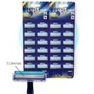 Navy - aparelho de barbear uso manual c/3 laminas - cartela 24un