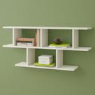 Ncho suspenso decorativa de Parede mdf 50x90x15cm para Sala Organizador de Livros Sala Quarto Escritorio Sinanue