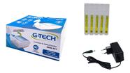 Nebulizador E Inalador Com Porta Acessórios Bivolt Superflow Desk Dc1 G-tech + Soro Fisiológico