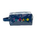 Necessaire Bauzinho Emborrachada Azul Florie Necessaire Bauzinho Emborrachada Azul Florie