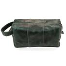 Necessaire Burgos Com Alça Em Couro Bovino Organizador Portátil Com Forro Impermeável Feminino Masculino