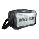 Necessaire de PVC Grande Organizador De Malas de Viagem Com Zíper Necessaire de PVC Grande Organizador De Malas de Viagem Com Zíper