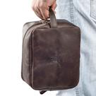 Necessaire Dorf Unissex Couro Rustik Tabaco