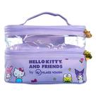 Necessaire Dupla Hello Kitty and Friends by Klass Vough Lilás Ref. KCHK-01W Necessaire Dupla Hello Kitty and Friends by Klass Vough Lilás Ref. KCHK-01W