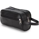 Necessaire Estojo Bolsa Couro Masculino Feminino Organizadora Viagem Com Zíper Dia a Dia