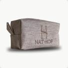 Necessaire Exclusiva Bordada NAT HOF Ideal para Cuidados Oncológicos, Compacta, Prática e Elegante para Dermocosmético