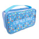 Necessaire Farmacinha Estojo Porta Remédio Medicamento Azul