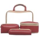 Necessaire Feminina 4 Peças Bolsa Organizadora Viagem Estilo