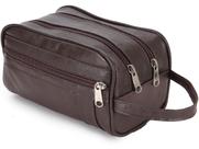 Necessaire Feminina de Couro / Necessaire Masculina em Couro Legítimo / Estojo de Maquiagem e Organizador de mala Viagem