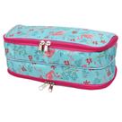 Necessaire Feminina Flamingo Maquiagem Acessórios Grande - Vou Leve