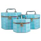 Necessaire Feminina Maleta Frasqueira Caixa Organizadora Multiuso Pequena Média Grande Kit 3 Peças Necessaire Feminina Maleta Frasqueira Caixa Organizadora Multiuso Pequena Média Grande Kit 3 Peças