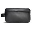 Necessaire Feminina Pequena Bolsa de Mão Material Sintético Cor Preta