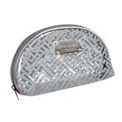Necessaire Feminino Meia Lua Diamantes Jacki Design Prata