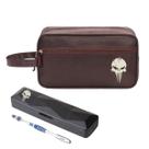 Nécessaire Impermeável Executiva Nylon Caveira Porta Escova