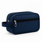 Necessaire Impermeável Unissex Poliéster com Zíper Metálico e Bolso Frontal, Ideal para Viagem Necessaire Impermeável Unissex Poliéster com Zíper Metálico e Bolso Frontal, Ideal para Viagem