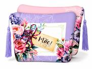 Necessaire Mãe Borboleta Com Zíper