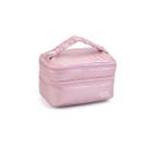 Necessaire Matelassê Feminina Para Maquiagem com Divisórias