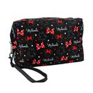 Necessaire Minnie Mouse Preta Disney Grande Estojo Viagem