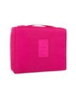 Necessaire Organizadora de Viagem Impermeável Multifuncional Bolsa Porta Cosméticos, Maquiagem e Higiene Cor:Pink