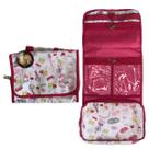 Necessaire para Maquiagem com Alça e 4 Bolsos Ruby's BRANCO
