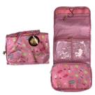 Necessaire para Maquiagem com Alça e 4 Bolsos Ruby's ROSA CLARO