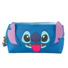 Necessaire Retangular Azul Stitch 11x21cm - Disney