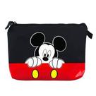 Necessaire retangular mickey assinatura 15x3x21cm - disney