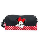Necessaire retangular minnie assinatura 10x8x20cm - disney