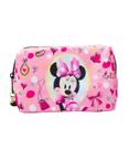 Necessaire Retangular Rosa Minnie 11x9x18cm Disney