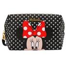 Necessaire retangular rosto minnie 13x10x20cm - disney
