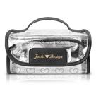 Necessaire Rocambole Transparente Jacki Design - Love Preto Necessaire Rocambole Transparente Jacki Design - Love Preto
