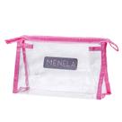 Necessaire Transparente Personalizada Menela