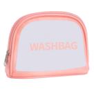 Necessaire Transparente PVC Viagem Maquiagem Compacta Versátil Zíper Forte