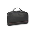 Necessaire Unissex Em Couro Polo King Preto Forro Poliéster